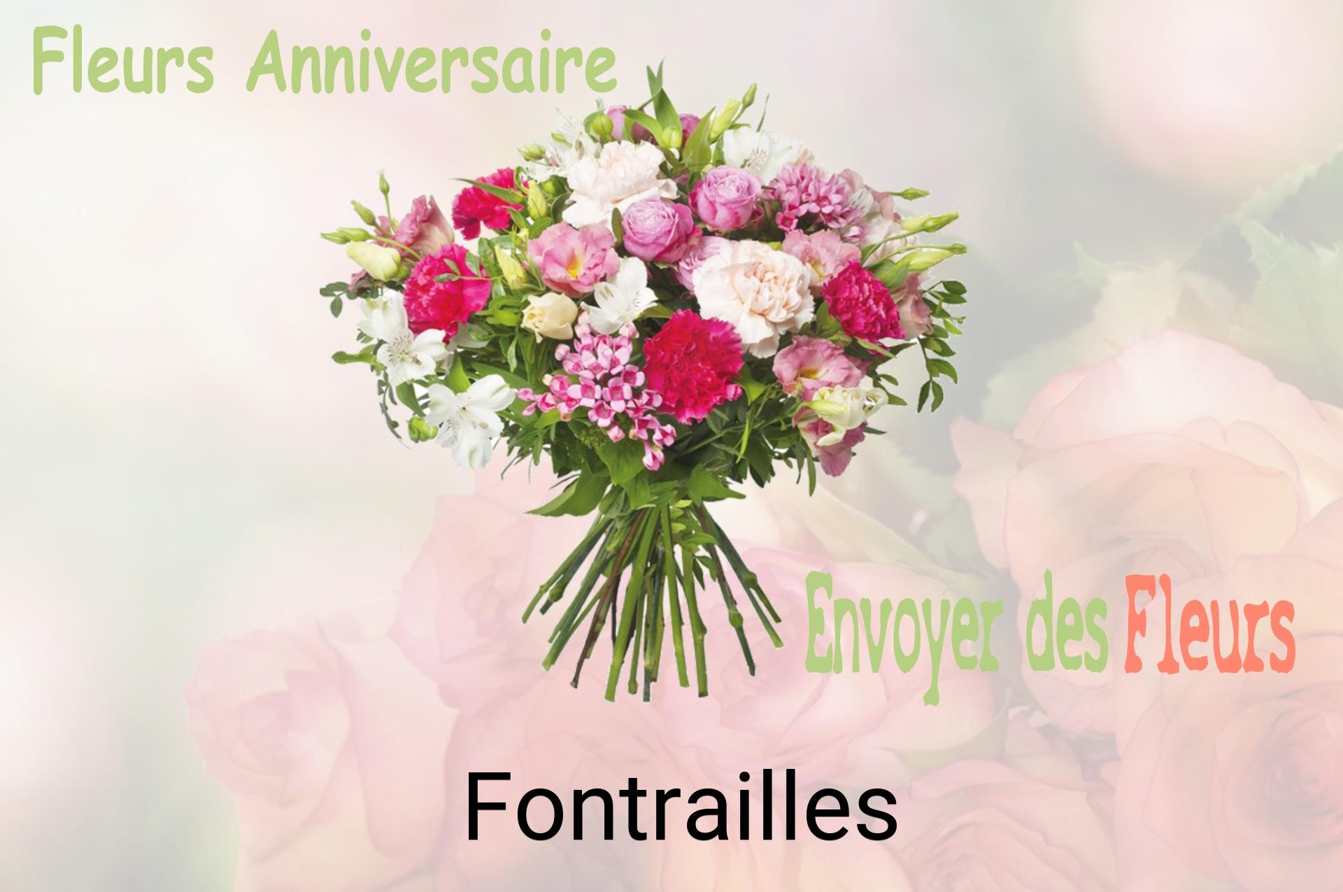 Bouquet de fleurs d’anniversaire livré à Fontrailles